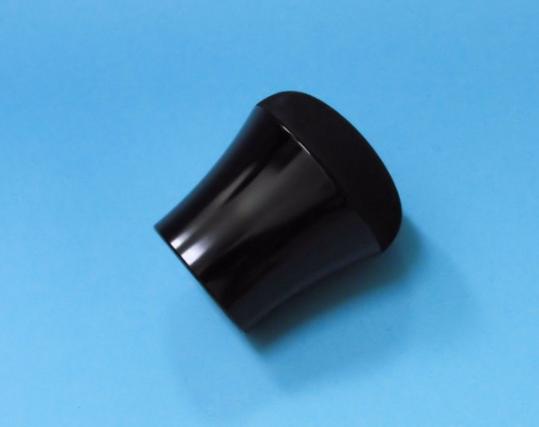 アルミエンドキャップREC-37(ブラック)